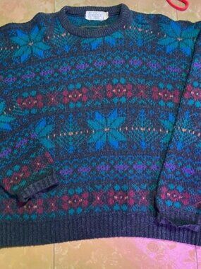 Vintage Sears Sweater | Knit Pullover | Mens XXL